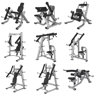 Set Completo di Caricatori Piatti in Acciaio SK con Funzioni di Sicurezza Regolabili per Allenamento di Braccia, Petto, Gambe e Schiena, Uso Commerciale - Product Image 2