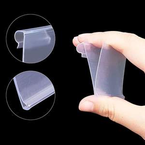 Premium Clear <b>Plastic</b> Label Holders for Wire <b>Shelf</b> - Product Image 6