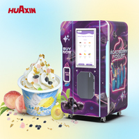 Máquina para Helados y Bebidas con Pantalla Táctil, Monitoreo Remoto, Múltiples Opciones de Pago, Compatible con Tarjetas de Crédito