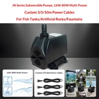 Pompe submersible pour aquarium, alimentée en courant continu, en matériau ABS, petite, à aspiration latérale, multifonctionnelle, pour la circulation de l'eau, la filtration, ultra-silencieuse