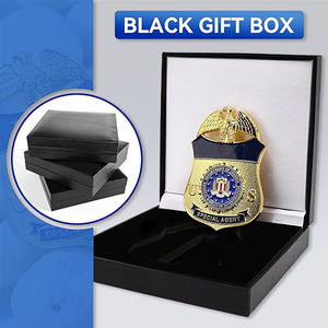 Badges d'épaule en métal personnalisés pour uniformes de sécurité, insignes en cuir, badges de sécurité - Product Image 2