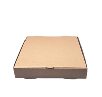 Boîte d'emballage en carton pliable robuste pour pizza sur mesure, 20*20*4.5cm, approvisionnement en vrac, vente en gros