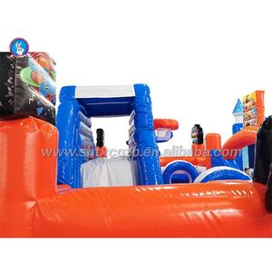 Inflable baloncesto estrella salto gorila tobogán Combo casa hinchable para niños trampolín inflable gran oferta Shanghai fábrica - Product Image 6