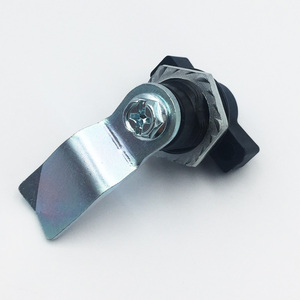 <span class=keywords><strong>Serratura</strong></span> MS714-2 Nera per Armadi Elettrici e Quadri di Controllo, per Armadietti di Rete e Contenitori Elettrici - Product Image 4