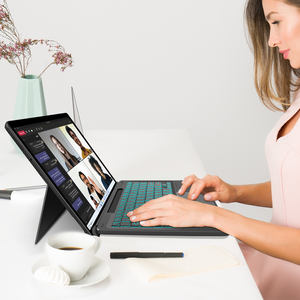Clavier sans fil léger pour Microsoft <span class=keywords><strong>Surface</strong></span> <span class=keywords><strong>Pro</strong></span> 8, clavier tactile rétroéclairé magique avec emplacement pour stylet - Product Image 5