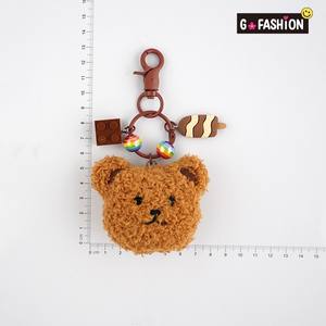 Mignon doux peluche <span class=keywords><strong>mini</strong></span> ours en peluche porte-clés dessin animé lapin lapin poupée jouets pendentif à breloque porte-clés porte-clés sac à dos - Product Image 3