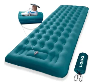 Biểu Tượng Tùy Chỉnh 200*70*10Cm Có Thể Gập Lại Nylon TPU Inflatable Nệm Không Khí Ngủ Mat Không Thấm Nước Cắm Trại Pad Cho Backpacking Đi Bộ Đường Dài - Product Image 2