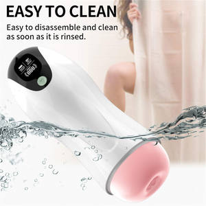 Coño Boca Blowj Vagina profunda Copa de avión Vagina real Copa de masturbación Juguete sexual masculino Vagina real masturbador - Product Image 6