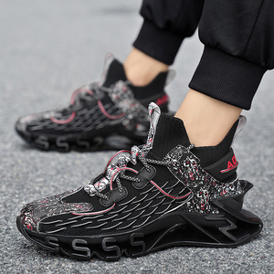 Zapatillas Deportivas con Suela de Cuchilla, Transpirables, de Malla, de Corte Bajo, Modernas, Casuales, para Caminar y Correr a Diario - Product Image 3