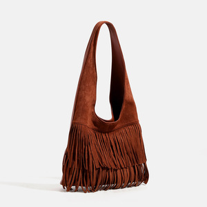 Sac bandoulière marron imperméable grande capacité pour femme, idéal pour le quotidien, les voyages et les trajets, avec fermeture éclair, amovible, vente en gros - Product Image 2