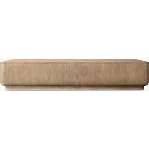 Villa-Grade Oak Veneers <strong>Crafted</strong> Sturdy Living Room Coffee <strong>Table</strong> <strong>With</strong> <strong>Storage</strong> Drawers - Product Image 6