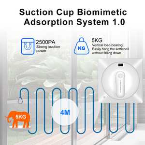 Liectroux Yw509 Window <b>Cleaning</b> Robot, Double Water Spray,laser Sensor,auto Glass Wet <b>Mop</b>,home Floor Robot Vacuum Cleaner Yw509 - Product Image 6