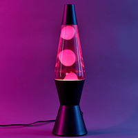 Lampe à lave en matériaux écologiques, choix éco-responsable, lampe à lave rouge LED magnifique et durable à faible consommation