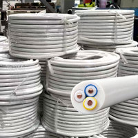 Câble d'alimentation flexible RVV 220/300//450/500V, cuivre, isolation PVC, gaine PVC, fil électrique