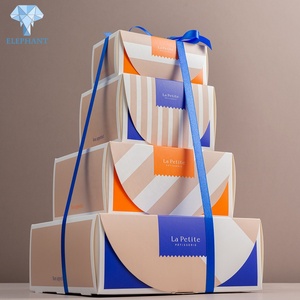 Caja de Cartón Plegable para Alimentos, Personalizada al por Mayor, de Grado Alimenticio, para Llevar, para Pan, Hamburguesas, Donuts, Embalaje de Alimentos Ecológico, Caja de Papel para Alimentos - Product Image 5