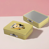 Boîte en étain personnalisée de qualité alimentaire, boîte en étain haut de gamme, boîte en étain conçue sur mesure, boîte en étain pour jeux