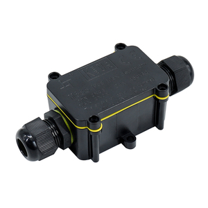Caja de Conexiones Impermeable IP68, Carcasa de PC para Instalaciones Eléctricas con Bloque de Terminales de 3 Pines, 24A 450V, para Conexiones de Energía en Exteriores - Product Image 1