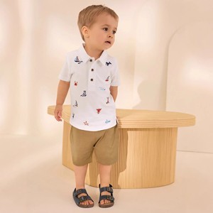 Set di Abbigliamento Formale <span class=keywords><strong>per</strong></span> Bambini, 3 Pezzi: Camicia Floreale, Pantaloni e Salopette, Completo <span class=keywords><strong>per</strong></span> Bambino <span class=keywords><strong>per</strong></span> Feste di Compleanno - Product Image 1