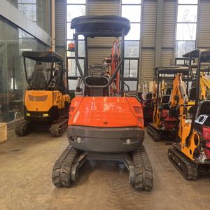 Escavatore piccolo idraulico Mini escavatore cingolato 2500kg HT25 in gomma escavatore scavatore macchina con secchio - Product Image 4