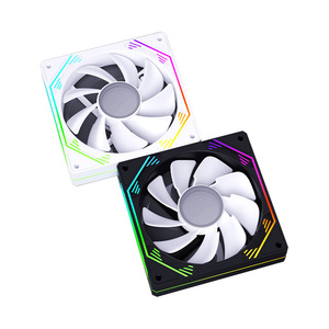 Ventilateurs <span class=keywords><strong>RGB</strong></span> Dunao à changement de couleur automatique, ventilateurs LED colorés pour PC, refroidisseur <span class=keywords><strong>RGB</strong></span> <span class=keywords><strong>Master</strong></span> pour boîtier PC - Product Image 3