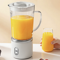 Draagbare elektrische sapcentrifuge beker, USB oplaadbaar, voedselveilig PC-materiaal, hoge snelheid blender