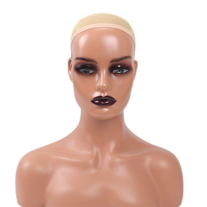 Maniquí de Busto Femenino Afroamericano Realista de 1 kg, Grado 8A, para Maquillaje, Sentado, con Cabeza de PP y Hombros para Exhibición de Pelucas - Product Image 6