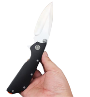 Couteau de camping à lame en acier inoxydable D2 avec manche G10, couteau fixe à pointe tombante pour l'extérieur, épaisseur 4 mm, personnalisable, qualité OEM pour usage DIY