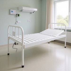 Xin Yuchen Manual Hospital <b>Bed</b> YC-B12 White <b>Single</b> Crank <b>Adjustable</b> For Clinic Use - Product Image 1