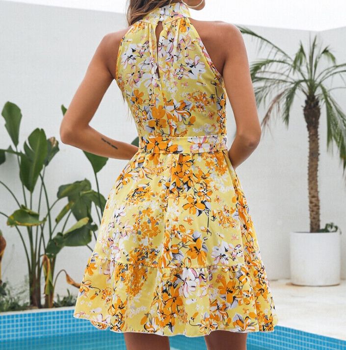 2024 Turkish Dresses for Women Bohemian Women Short Dresses for