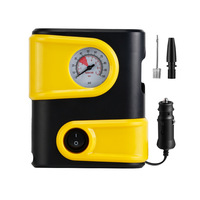Compresseur d'air électrique portable 12V 100PSI pour pneus de voiture avec lumière LED d'urgence – Accessoire automobile