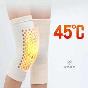 Genouillère en armoise pour le maintien au chaud des articulations et la protection contre le froid, flexible, taille unique, en polyester, pour femmes, pour le massage et la santé - Product Image 2