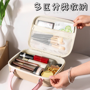 NianDou <b>EVA</b> Cosmetic Bag Large Capacity Portable Travel Organizer With Soft Handle For Women Toiletry Storage - Product Image 4