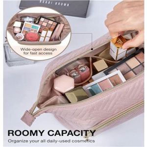 Bolsa de Maquillaje LILALILA 2023 de PVC, Gran Capacidad, Material Resistente al Desgaste, Impermeable, con Cierre Suave para Mujer - Product Image 2