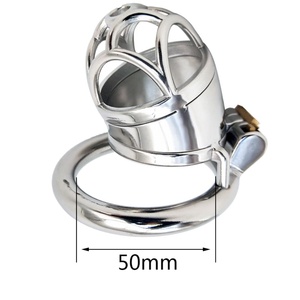 Dispositivo de Castidad Metálico FRRK, Jaula para Pene con Bloqueo, Jaula de Castidad Masculina, Jaula para Pene con Candado, Juguetes Sexuales para Hombres - Product Image 2