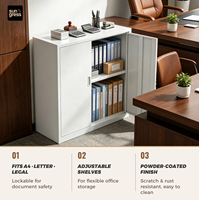 Armoire de classement en acier verrouillable standard avec étagères réglables pour bureau, école, centre commercial, maison – Vente en gros personnalisée