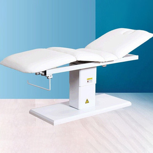 Shilu Vente à Chaud Chaise de Traitement Blanc Beauté Électrique Visage Curvy Cils en Cuir Nude Lit Table de Massage avec Couverture pour <span class=keywords><strong>Spa</strong></span> Salon - Product Image 1