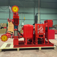 Ensemble de pompes incendie EDJ haute pression avec moteur électrique, moteur diesel, pompe jockey, équipement d'alimentation en eau incendie, en acier inoxydable, facile à utiliser