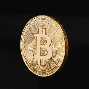 도매 전문 제조 저렴한 맞춤 금속 청동 기념품 도전 Bitcoin 동전