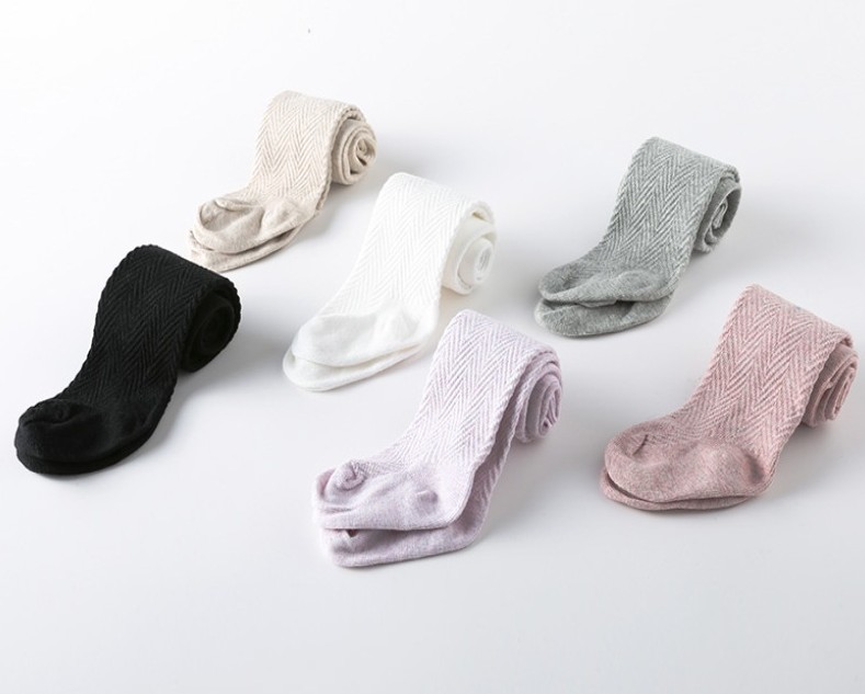 Детские колготки для девочек с шевронным узором для молодых девочек удобные колготки из 100% хлопка детские леггинсы колготки