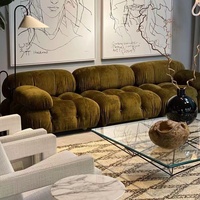 Italienisches minimalist isches osmanisches Sofa Modernes modulares Sofa minimalist isches Wohnzimmer zeitgenössisches Sofa garnitur modulare Möbel