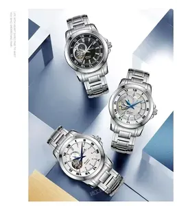 Montre mécanique automatique de la série 5, édition limitée, loisirs et affaires, <span class=keywords><strong>grand</strong></span> cadran creux, montre mécanique pour homme SSA379J1 - Product Image 5