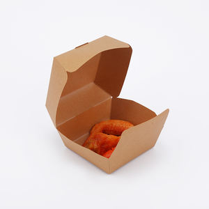 Caja de hamburguesa personalizada, caja de comida para llevar, caja de embalaje con logotipo - Product Image 1