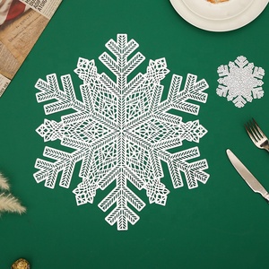 Manteles individuales para mesa de nieve, manteles duraderos lavables, resistentes al calor, Place Mars para decoración de mesa de comedor interior y exterior - Product Image 3