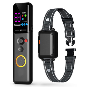 Nuevo lanzamiento transfronterizo recargable impermeable pequeño perro entrenamiento <span class=keywords><strong>Collar</strong></span> <span class=keywords><strong>Control</strong></span> remoto entrenamiento electrónico Shock Bark Stopper - Product Image 4