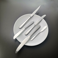 Service de couverts en acier inoxydable, 1010, couverts classiques et modernes, avec cuillère à Dessert, fourchette, couteau à gâteau, service de couverts pour le dîner