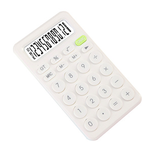 12 calculatrice numérique Kawaii pour le logo de cadeau de promotion d'étudiants de bureau personnalisé - Product Image 1