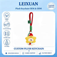 Gantungan Kunci Boneka Trendi untuk Liburan, Figur Bintang Lima Sudut Lucu, Topi Santa Mini, Dekorasi Motif Apel, Pengait Jepret Hijau, Tali Kepang