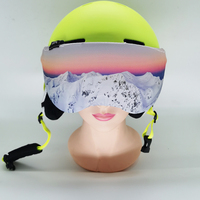Housse de visière de casque de ski élastique personnalisée, housse de coussin