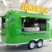 Meilleures ventes : Remorque de cuisine mobile personnalisée pour desserts, café, hot-dogs, glaces, pizzas, tacos, BBQ et sandwichs, à vendre