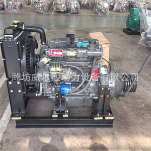 เครื่องยนต์ดีเซล Weifang สี่สูบ รุ่น R4108ZP 100 แรงม้า ระบายความร้อนด้วยน้ำ สตาร์ทไฟฟ้า สำหรับเครื่องบด เครื่องบดละเอียด และเครื่องอัดอากาศ - Product Image 2